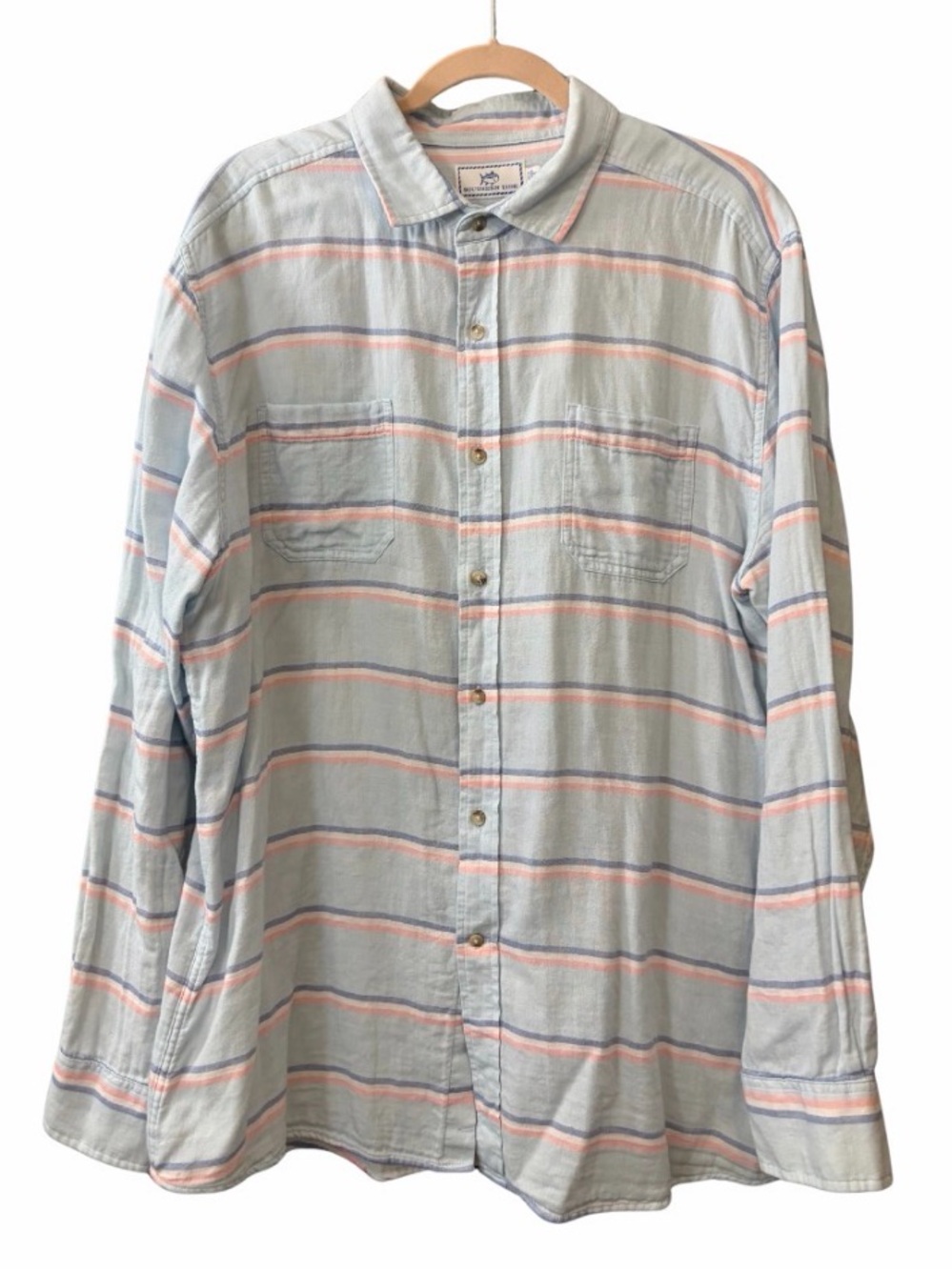 Southern Tide Men's Marsh Island Striped Button-Up Shirt